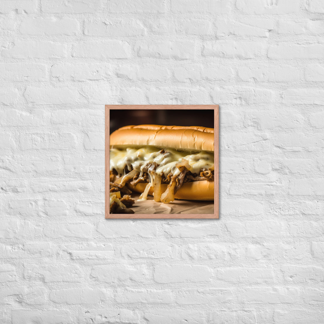 The Classic Philly Cheesesteak Framed poster 🤤 from Yumify.AI