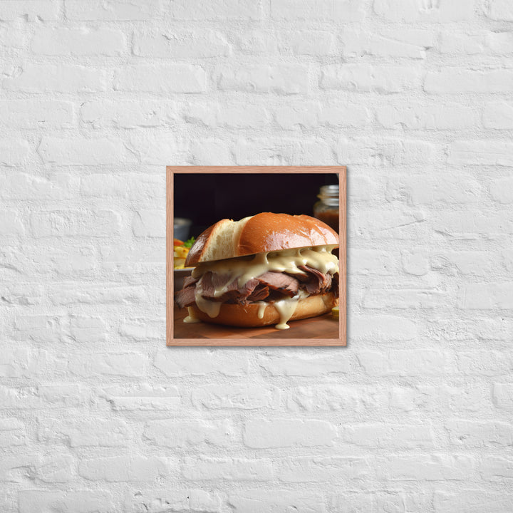 French Dip with Horseradish Mayo Framed poster 🤤 from Yumify.AI