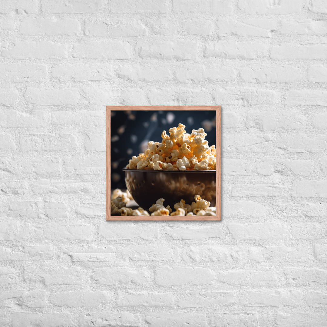 Kettle Corn Framed poster 🤤 from Yumify.AI