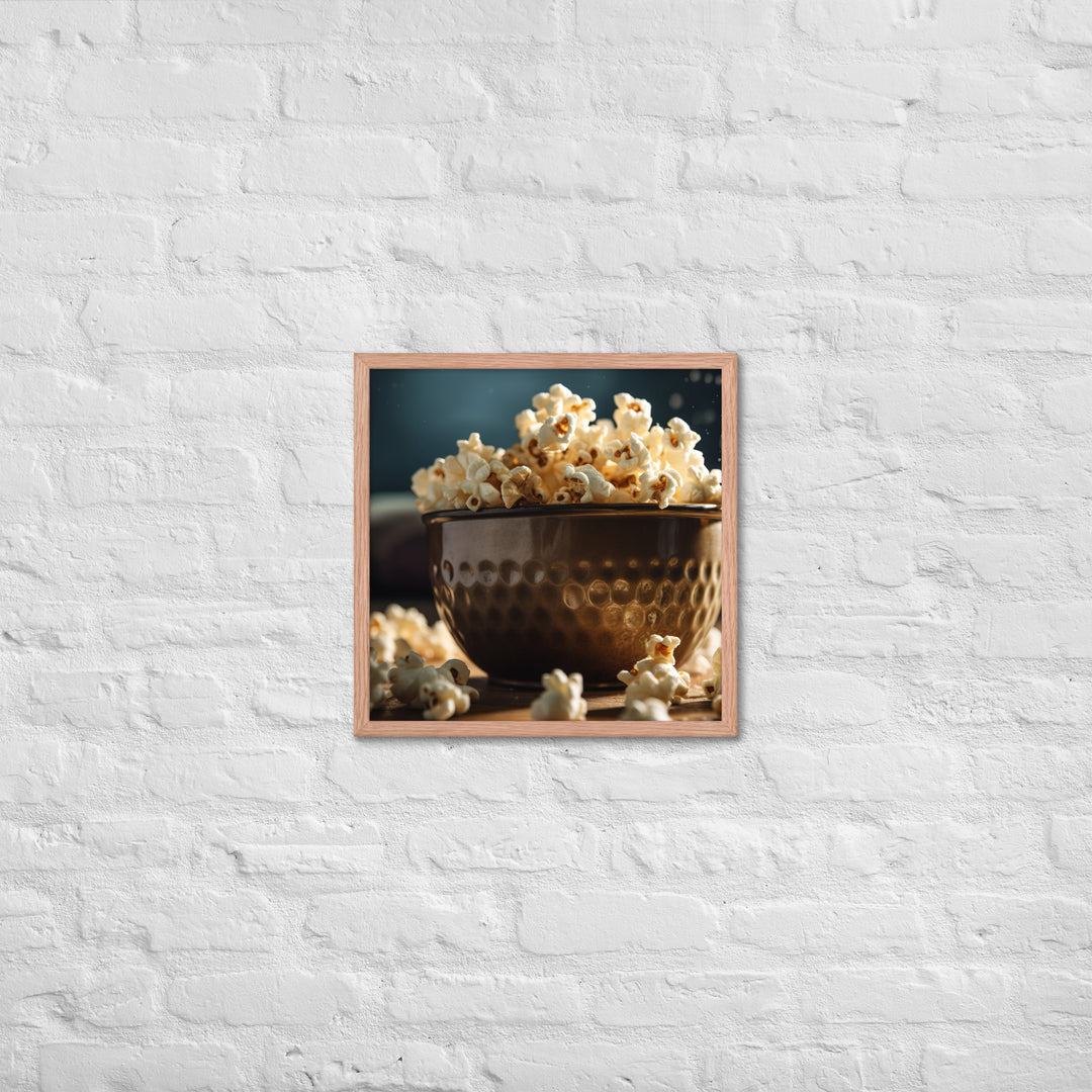 Kettle Corn Framed poster 🤤 from Yumify.AI