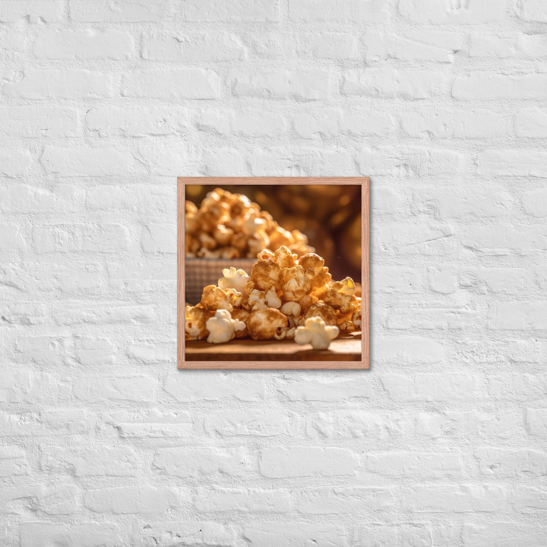 Cinnamon Sugar Popcorn Framed poster 🤤 from Yumify.AI