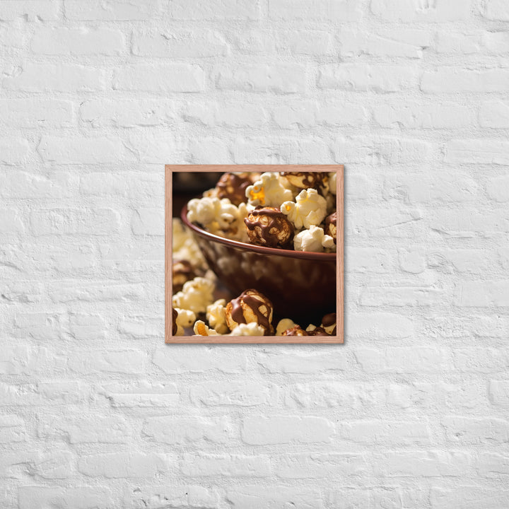 Chocolate Popcorn Framed poster 🤤 from Yumify.AI