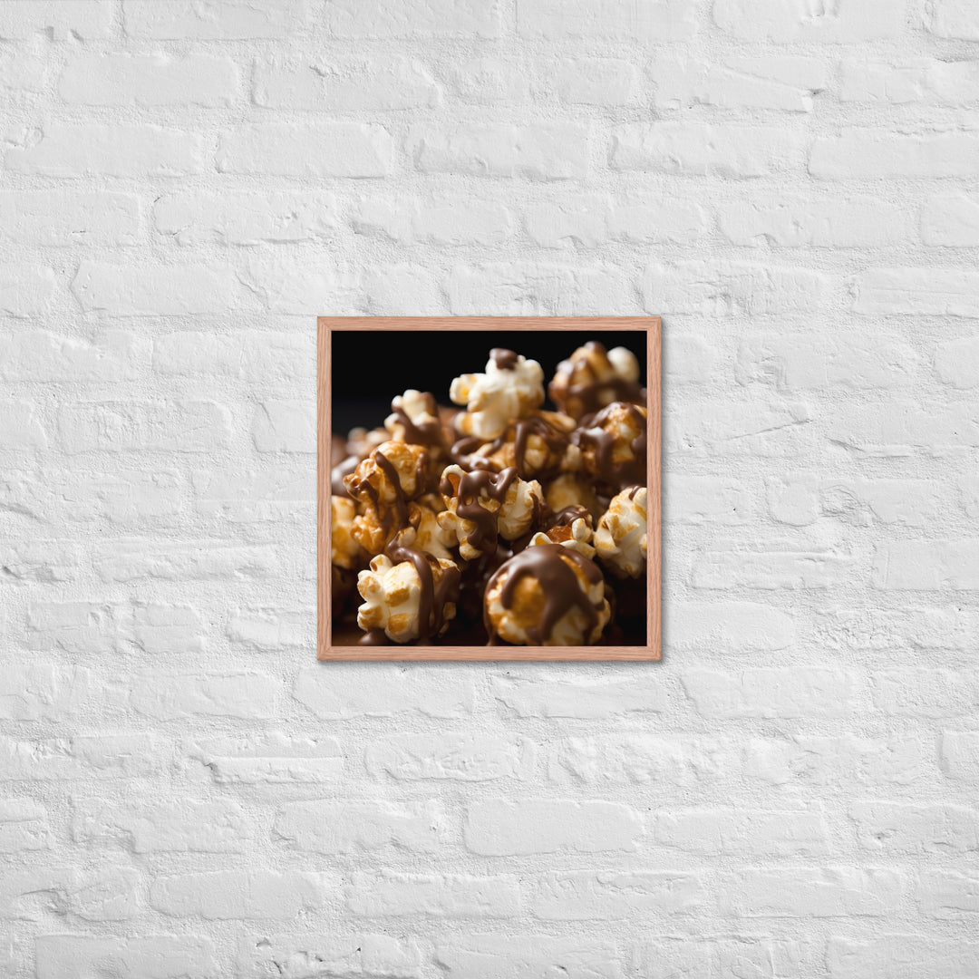 Chocolate Popcorn Framed poster 🤤 from Yumify.AI