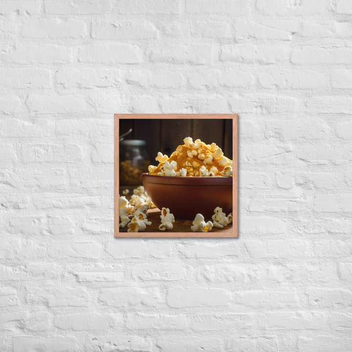 Cheese Popcorn Framed poster 🤤 from Yumify.AI