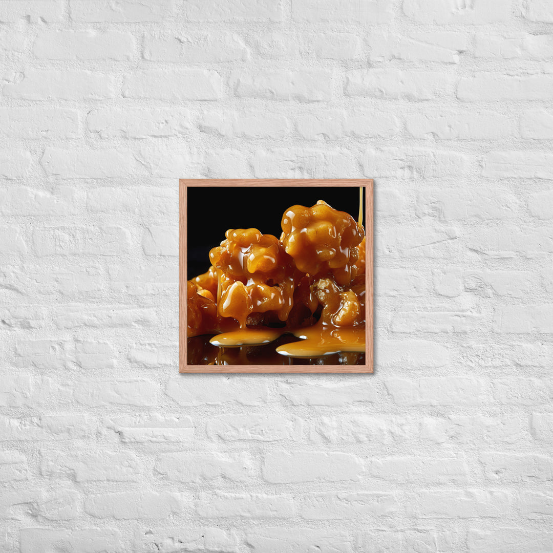 Caramel Popcorn Framed poster 🤤 from Yumify.AI