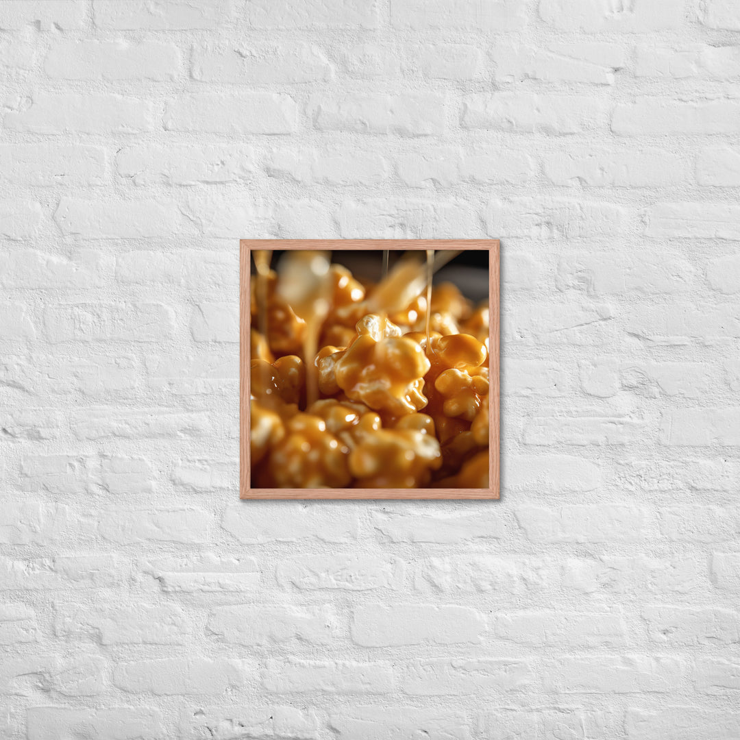 Caramel Popcorn Framed poster 🤤 from Yumify.AI