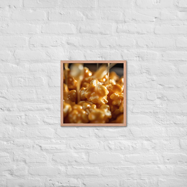 Caramel Popcorn Framed poster 🤤 from Yumify.AI