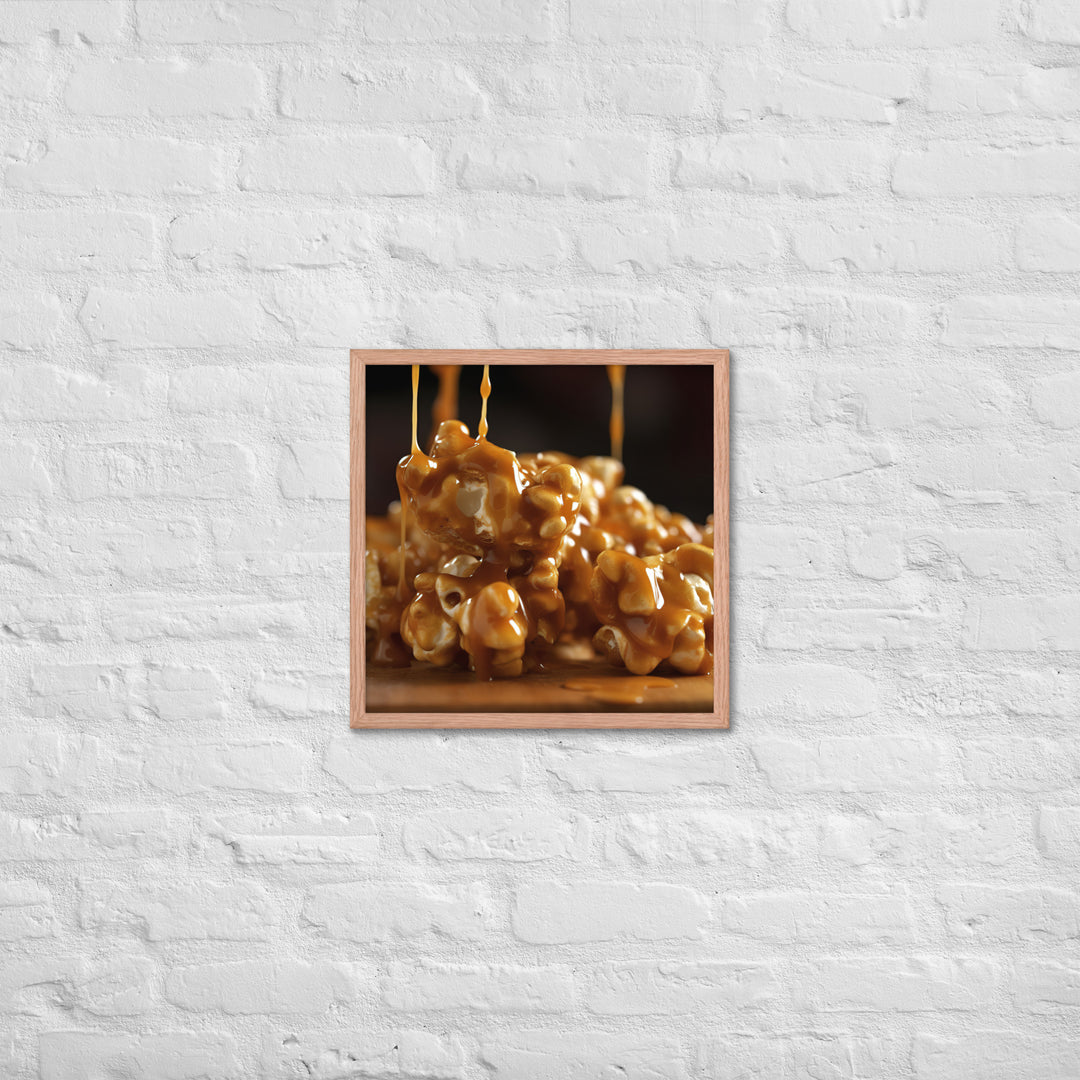 Caramel Popcorn Framed poster 🤤 from Yumify.AI