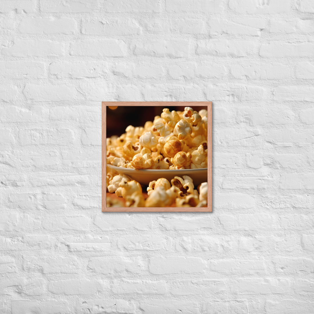 Buttered Popcorn Framed poster 🤤 from Yumify.AI