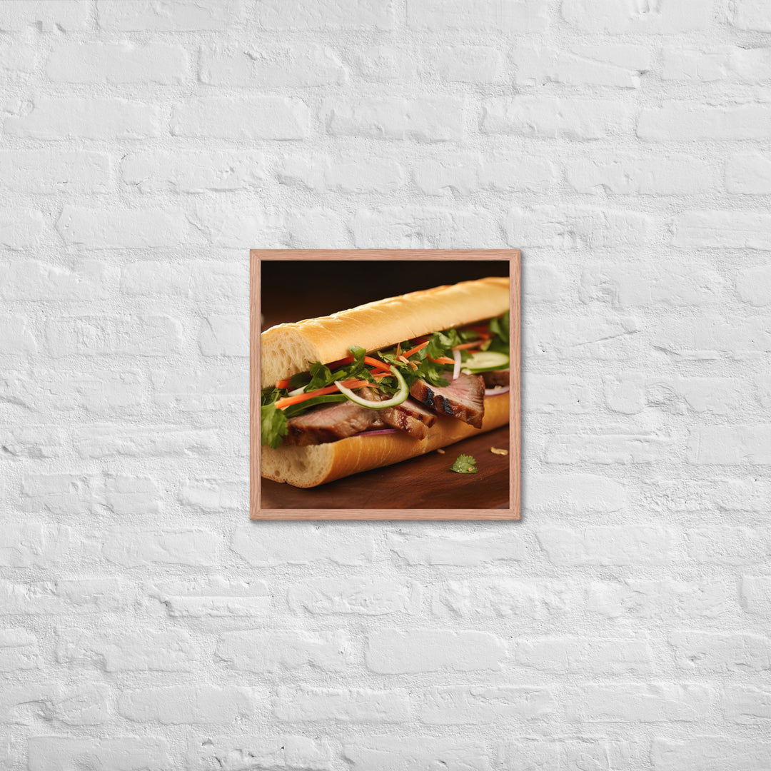 Banh Mi Framed poster 🤤 from Yumify.AI