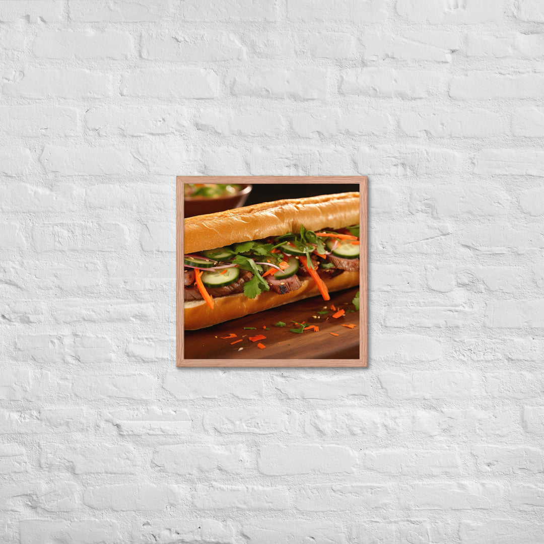 Banh Mi Framed poster 🤤 from Yumify.AI