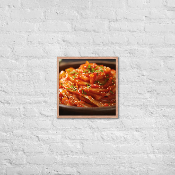 Kimchi Framed poster 🤤 from Yumify.AI