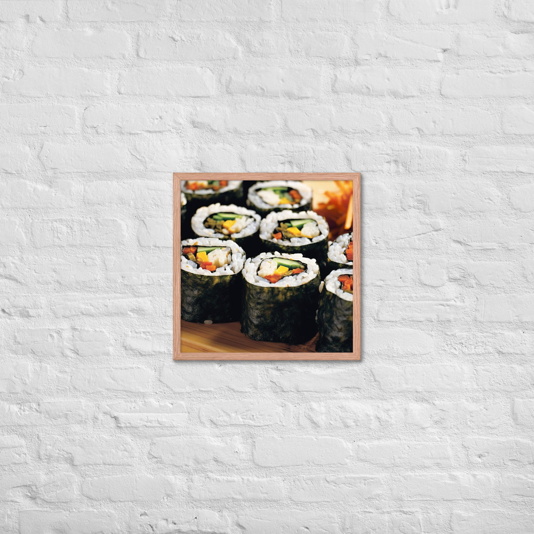 Kimbap Framed poster 🤤 from Yumify.AI