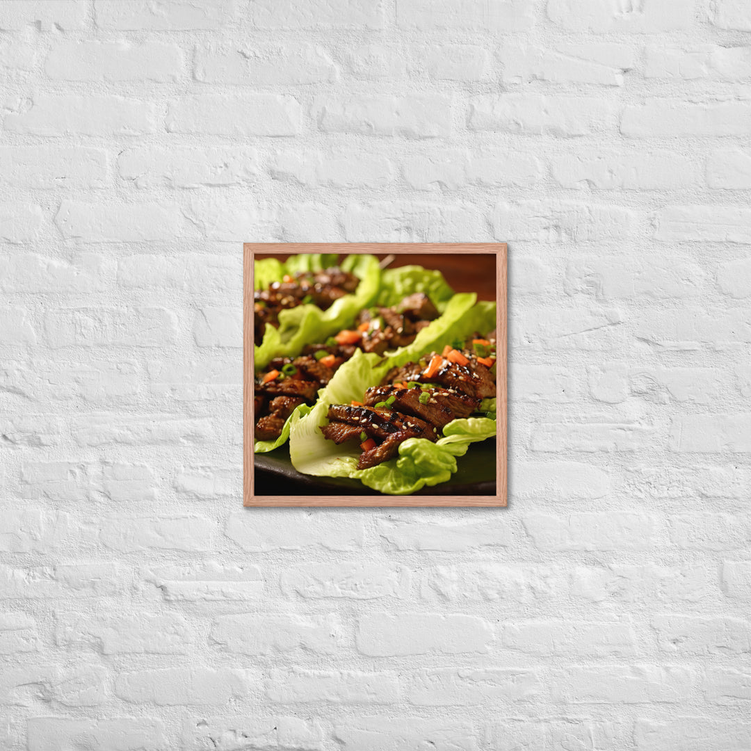 Bulgogi Framed poster 🤤 from Yumify.AI