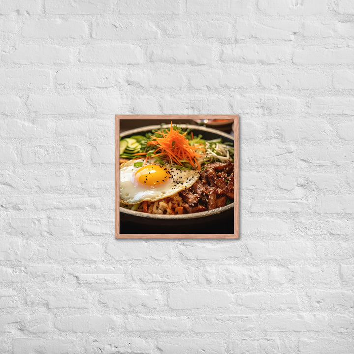 Bibimbap Framed poster 🤤 from Yumify.AI