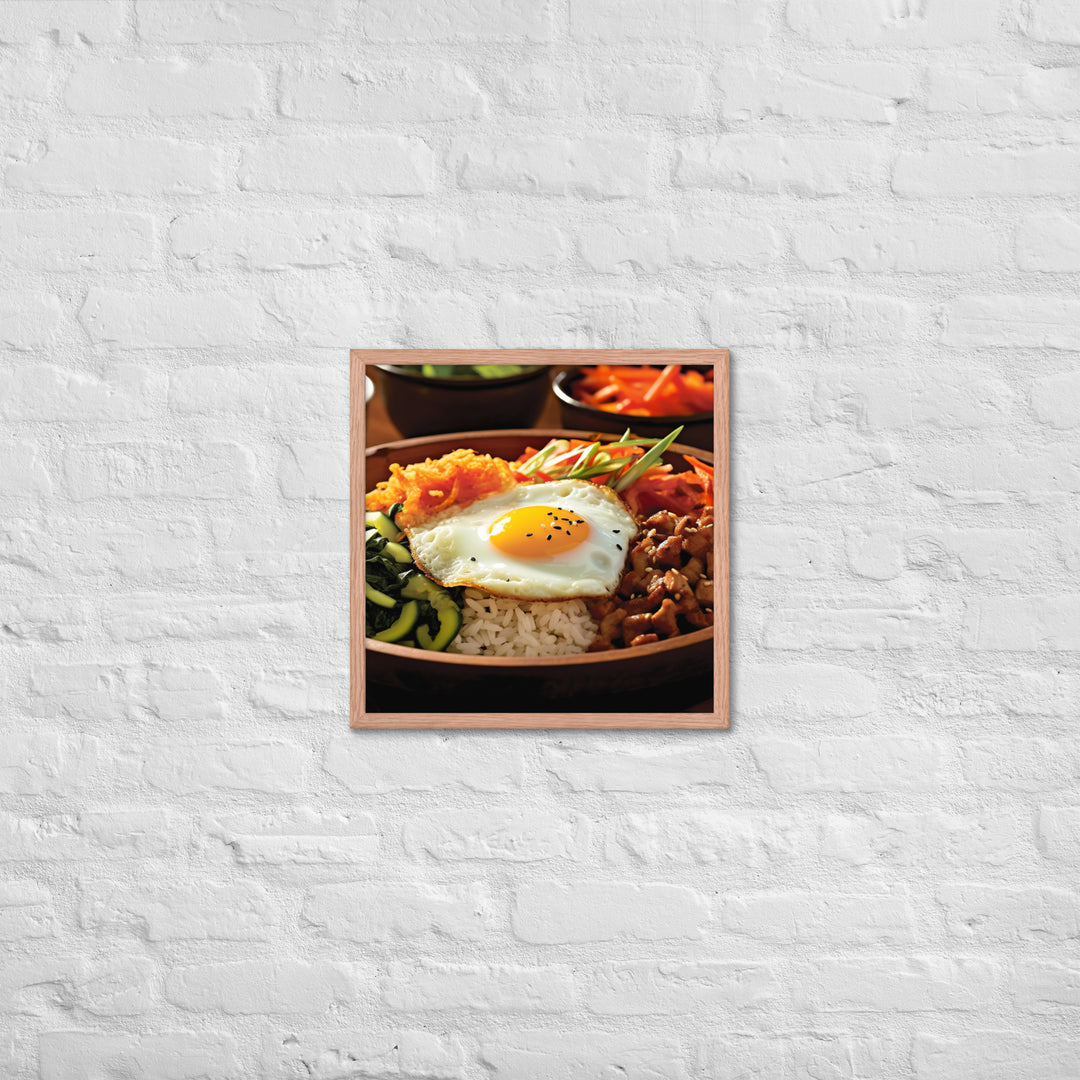 Bibimbap Framed poster 🤤 from Yumify.AI