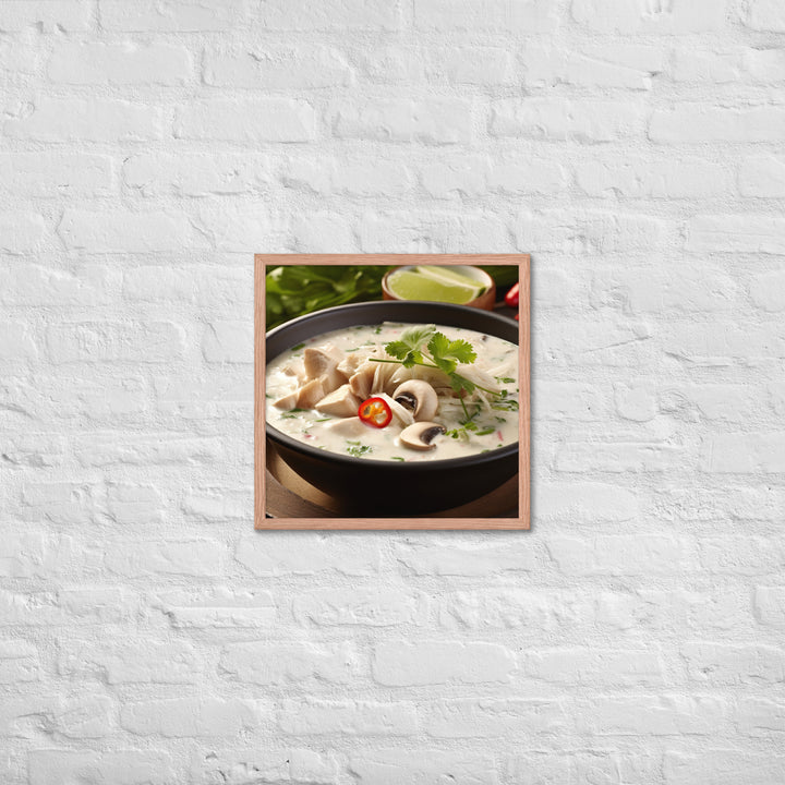 Tom Kha Gai Framed poster 🤤 from Yumify.AI