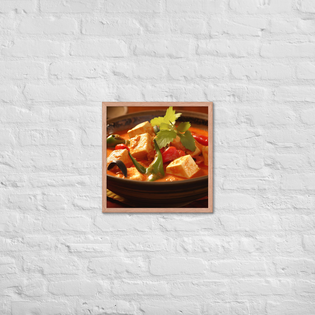 Red Curry Framed poster 🤤 from Yumify.AI