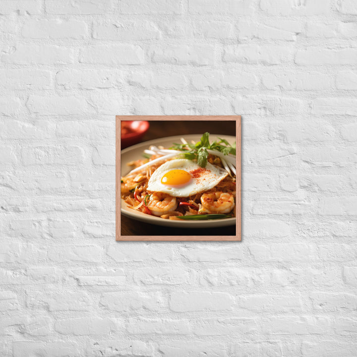 Pad Thai Framed poster 🤤 from Yumify.AI