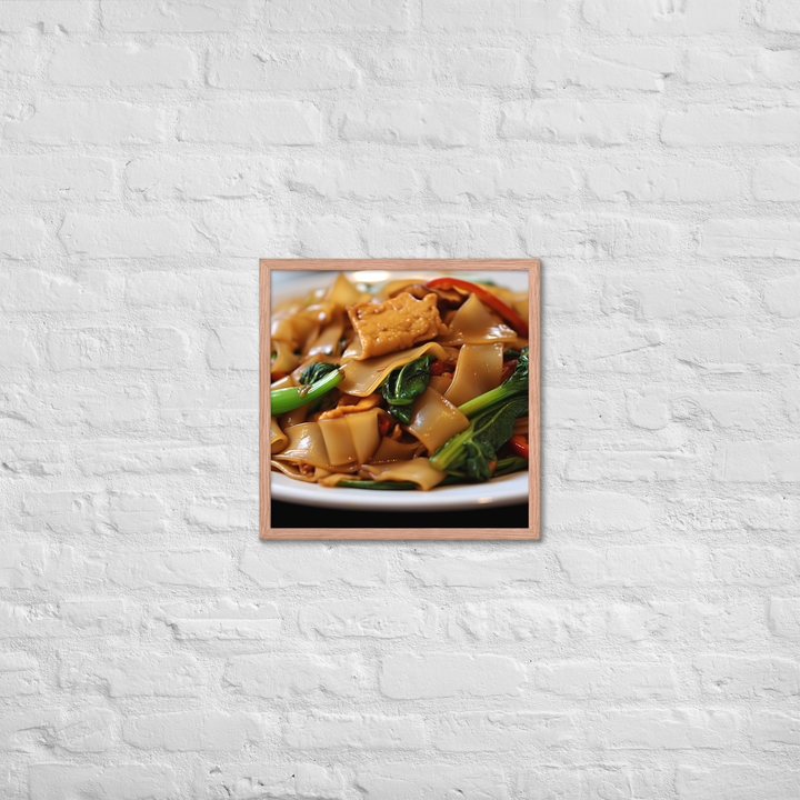 Pad See Ew Framed poster 🤤 from Yumify.AI