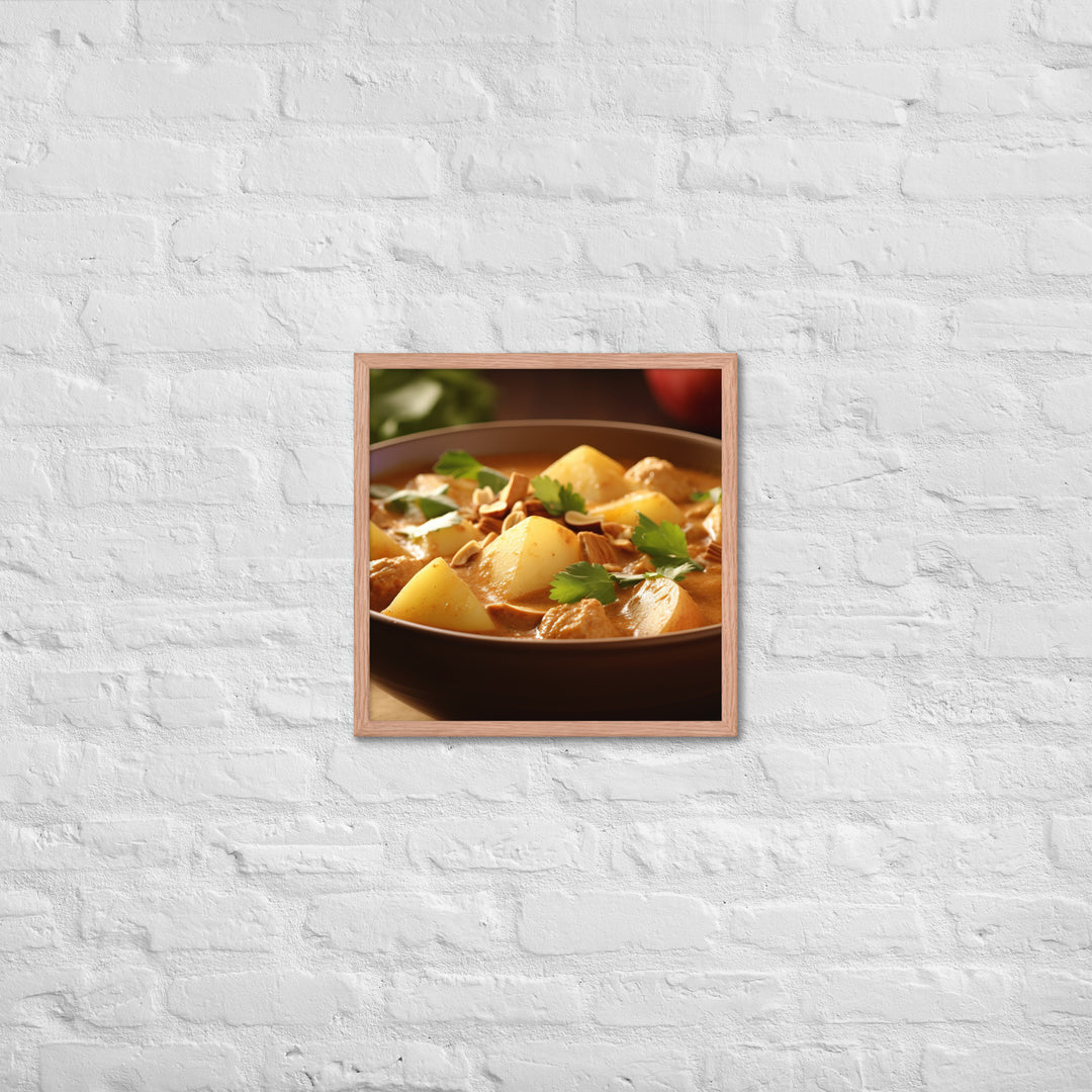 Massaman Curry Framed poster 🤤 from Yumify.AI