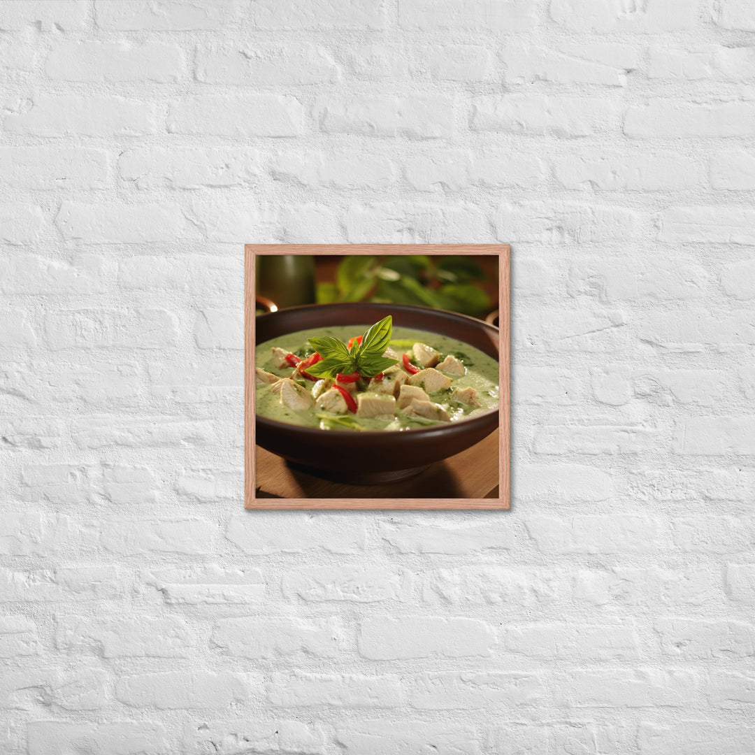 Green Curry Framed poster 🤤 from Yumify.AI