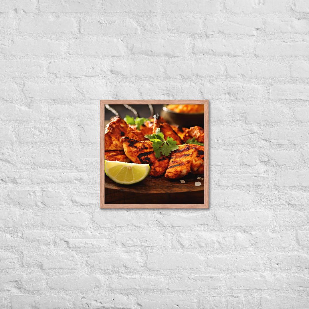 Tandoori Chicken Framed poster 🤤 from Yumify.AI