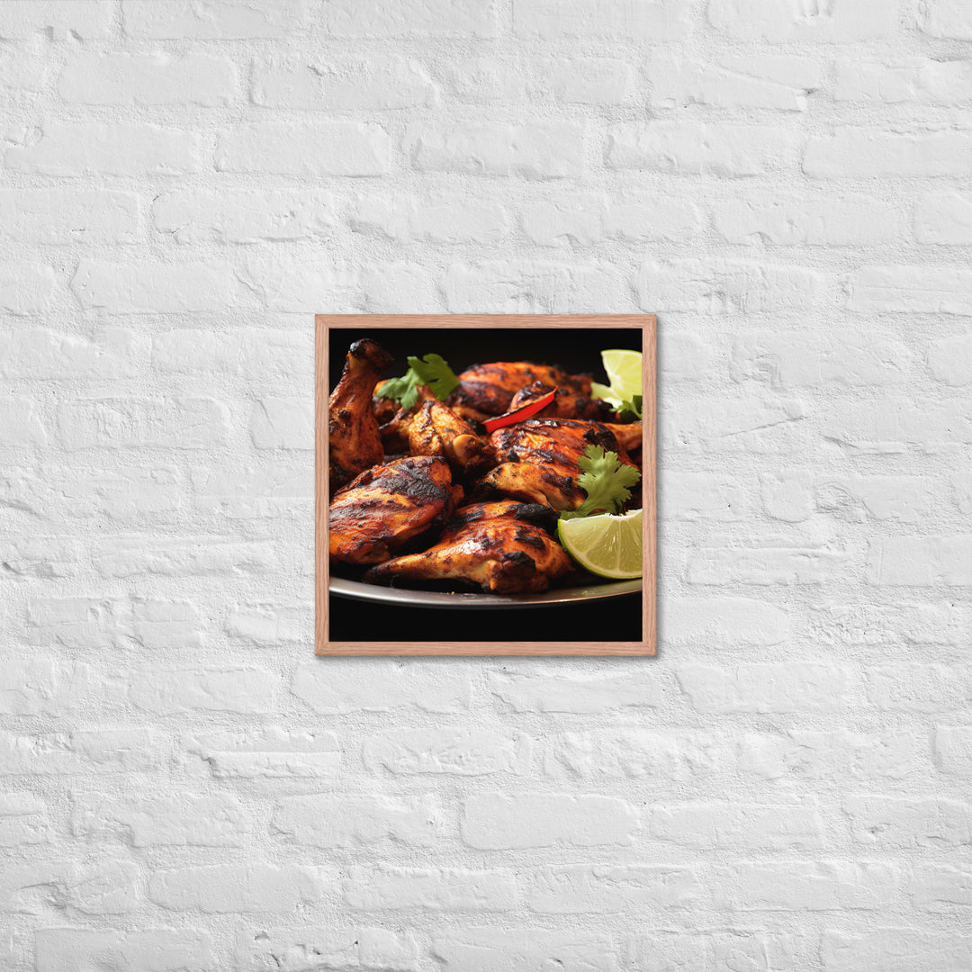 Tandoori Chicken Framed poster 🤤 from Yumify.AI