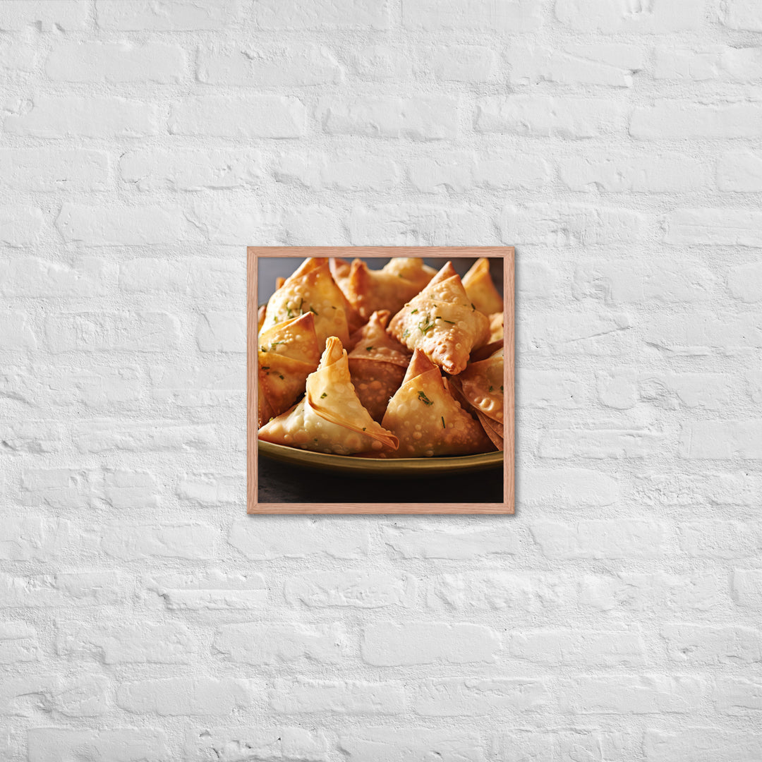 Samosas Framed poster 🤤 from Yumify.AI