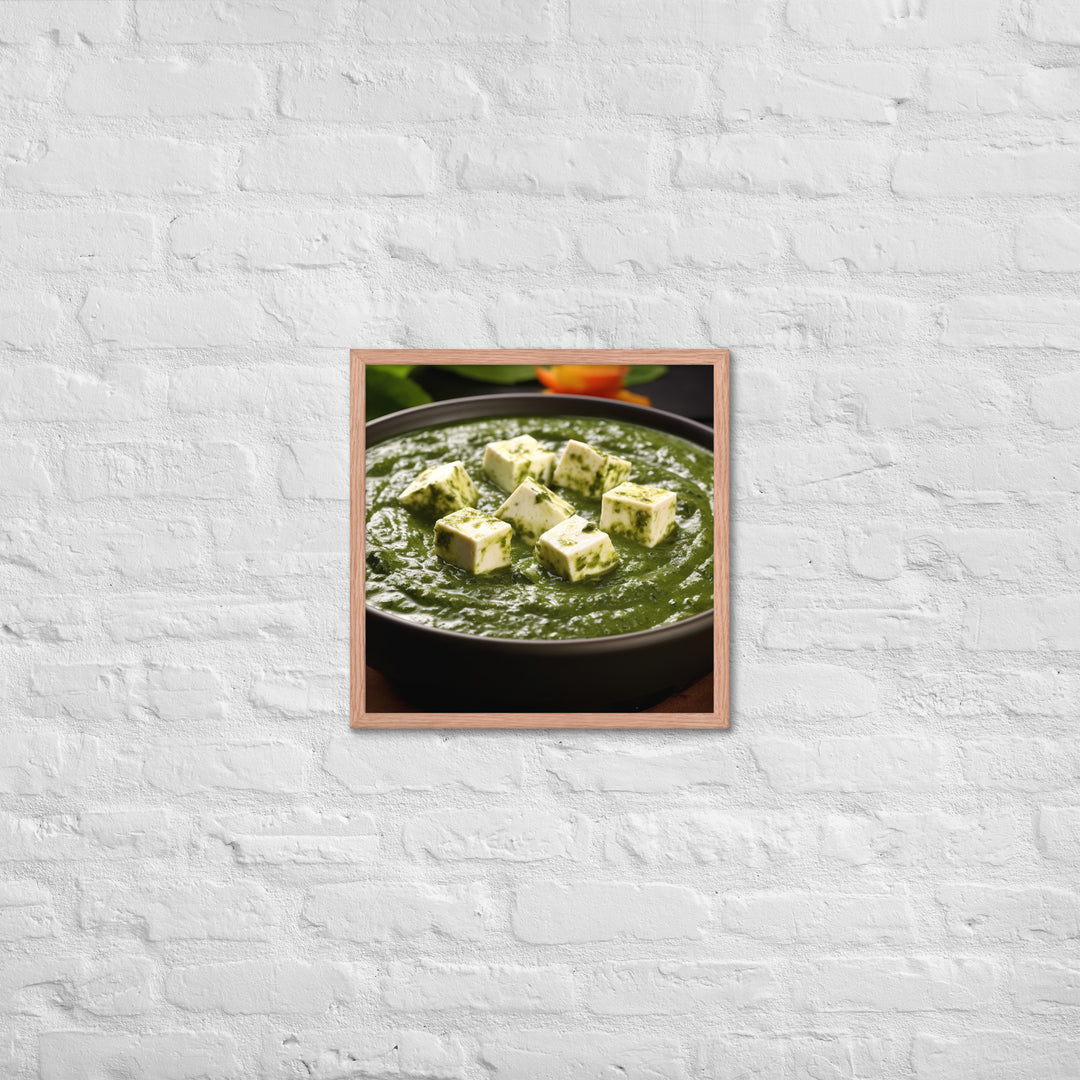 Palak Paneer Framed poster 🤤 from Yumify.AI