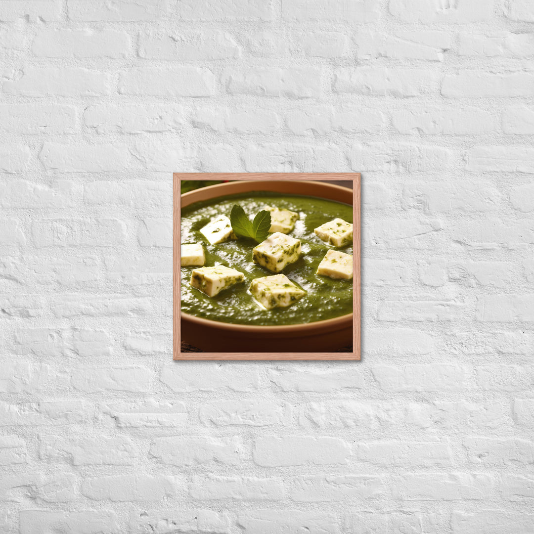 Palak Paneer Framed poster 🤤 from Yumify.AI