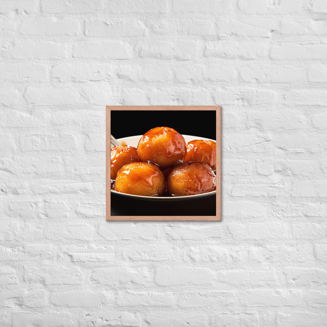 Gulab Jamun Framed poster 🤤 from Yumify.AI