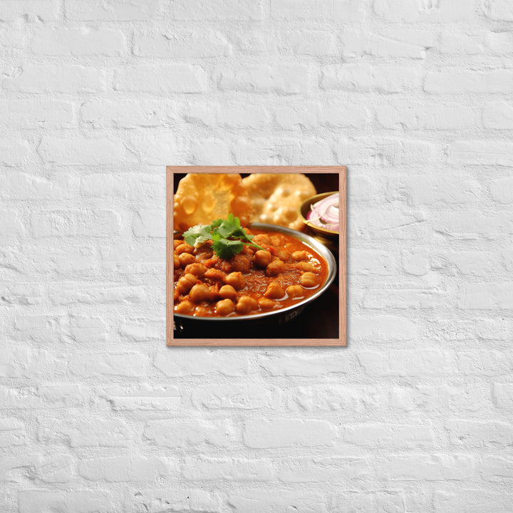 Chole Bhature Framed poster 🤤 from Yumify.AI