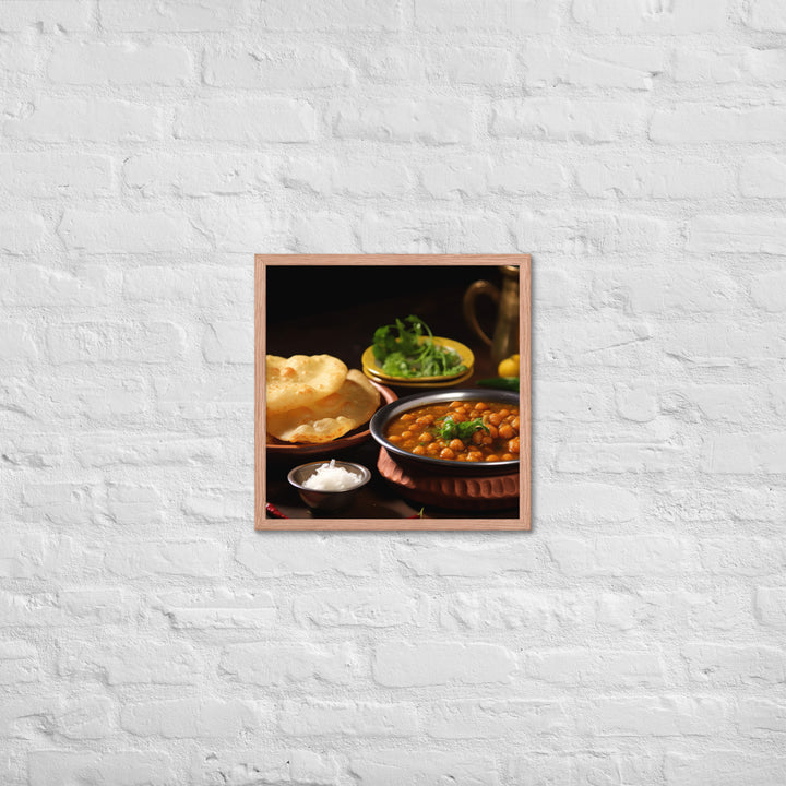 Chole Bhature Framed poster 🤤 from Yumify.AI