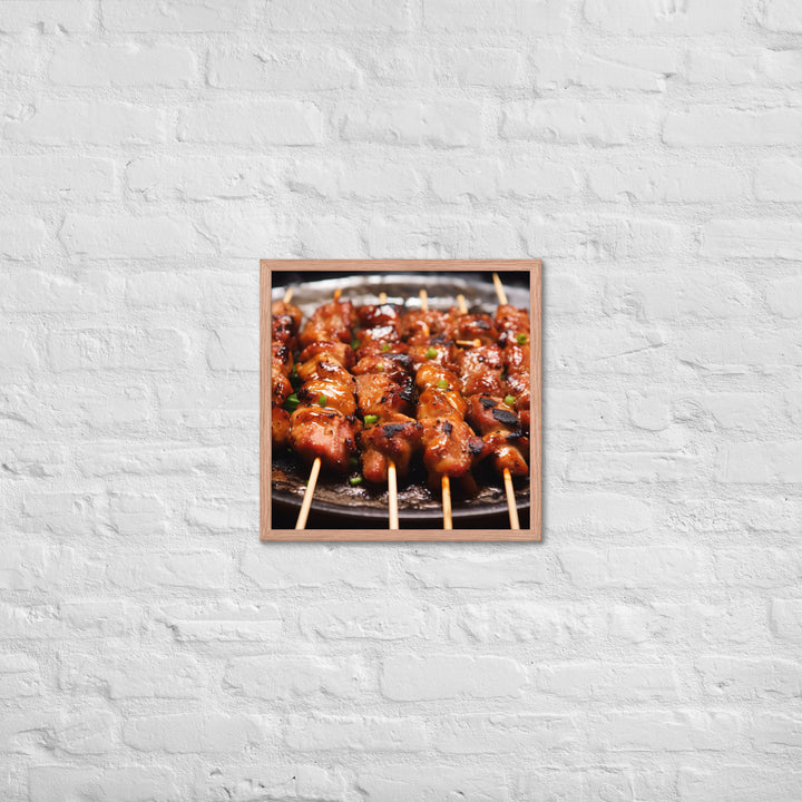 Yakitori Framed poster 🤤 from Yumify.AI