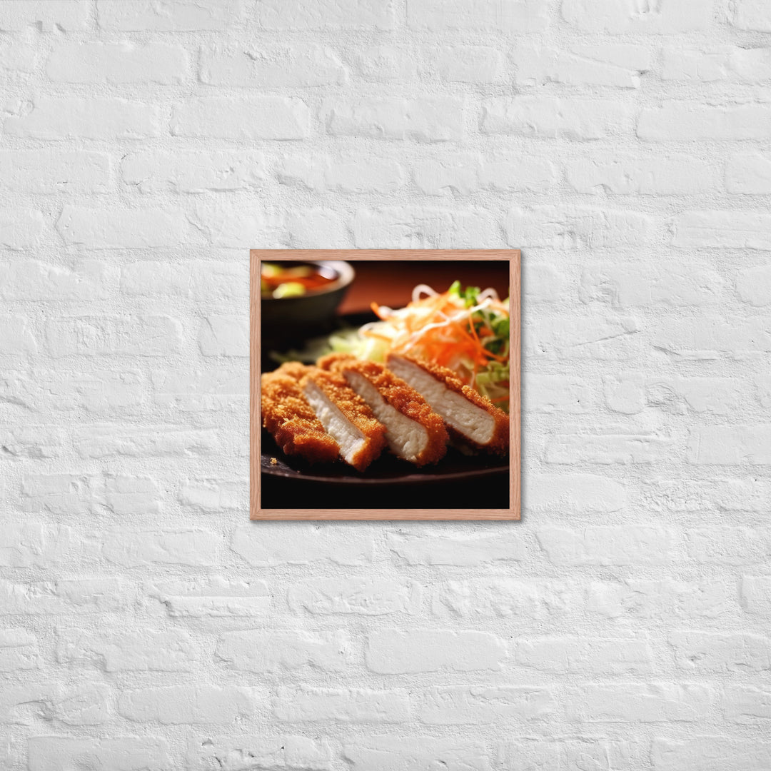 Tonkatsu Framed poster 🤤 from Yumify.AI