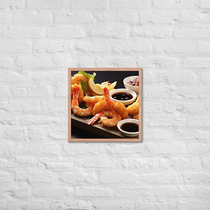 Tempura Framed poster 🤤 from Yumify.AI