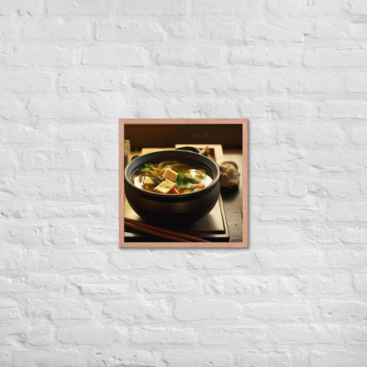 Miso Soup Framed poster 🤤 from Yumify.AI