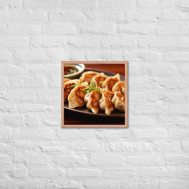 Gyoza Framed poster 🤤 from Yumify.AI