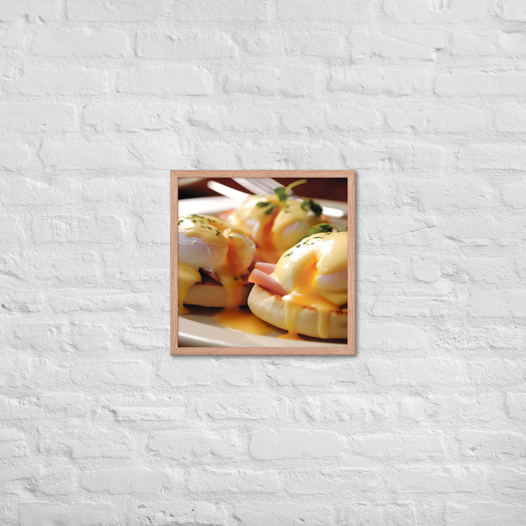 Classic Eggs Benedict Framed poster 🤤 from Yumify.AI