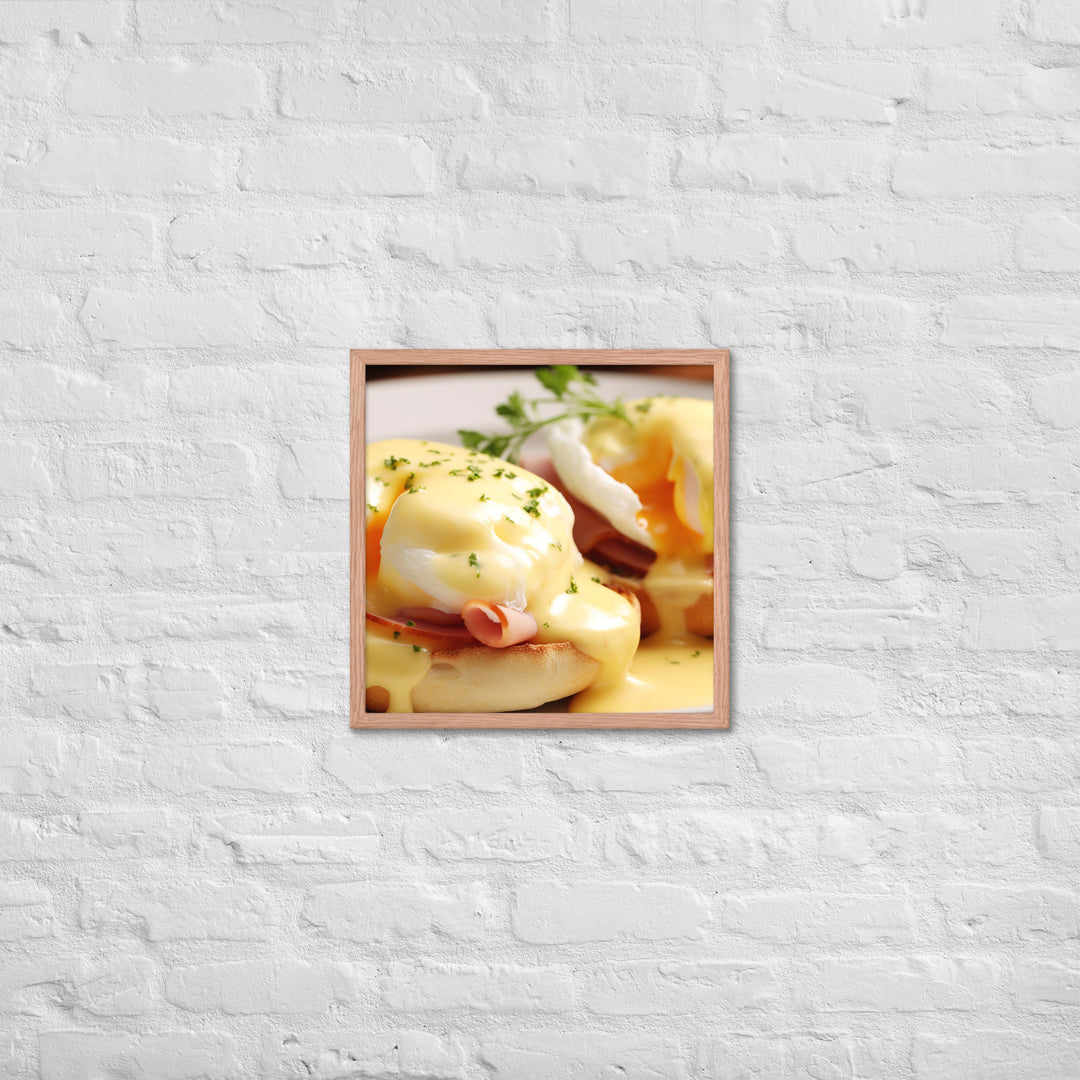 Classic Eggs Benedict Framed poster 🤤 from Yumify.AI