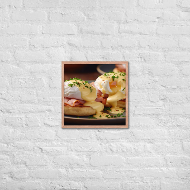 Classic Eggs Benedict Framed poster 🤤 from Yumify.AI