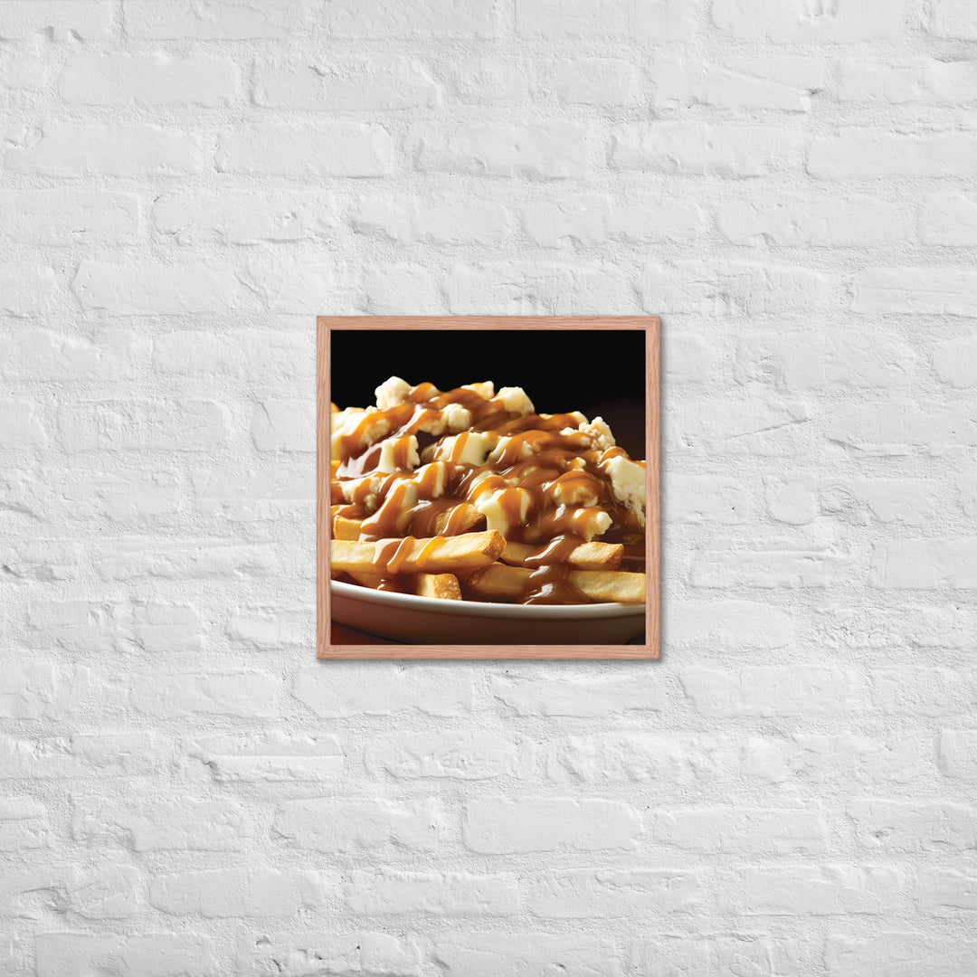 Poutine Framed poster 🤤 from Yumify.AI