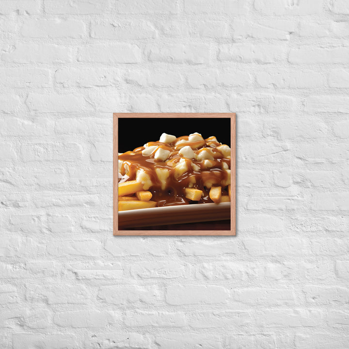 Poutine Framed poster 🤤 from Yumify.AI