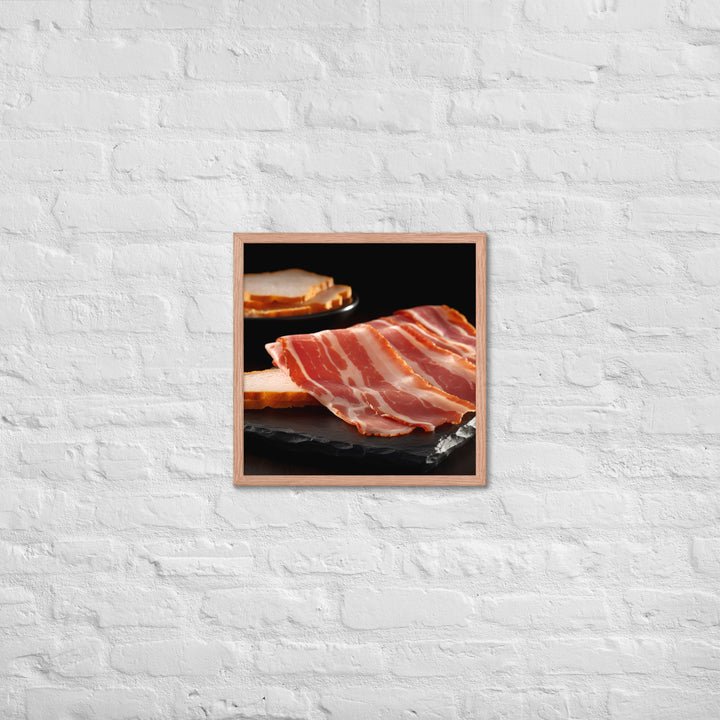 Canadian Bacon Framed poster 🤤 from Yumify.AI