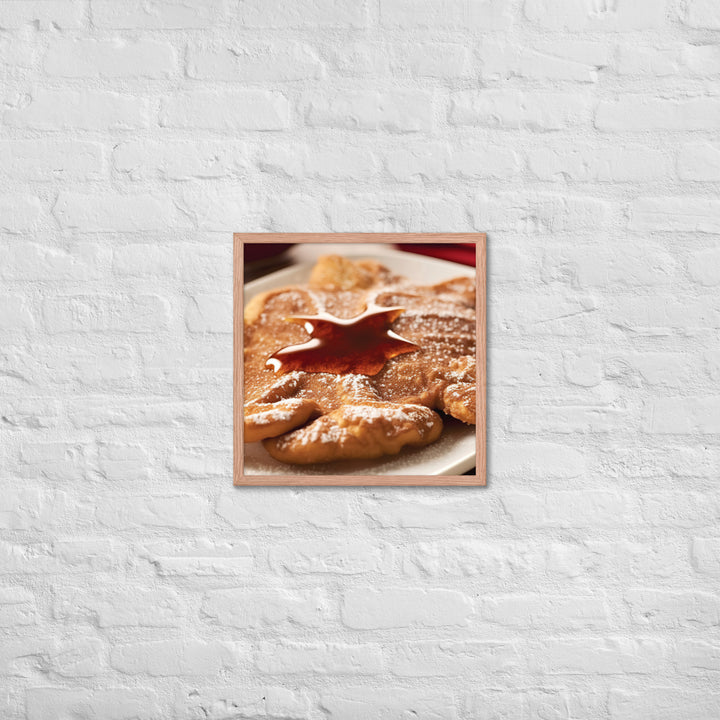 Beaver Tails Framed poster 🤤 from Yumify.AI