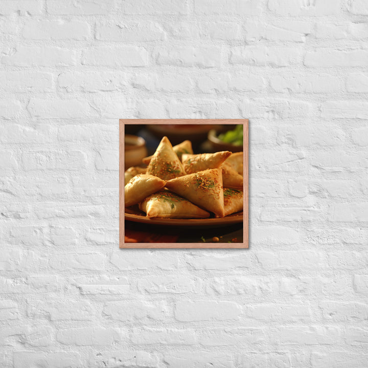 Samosa Framed poster 🤤 from Yumify.AI