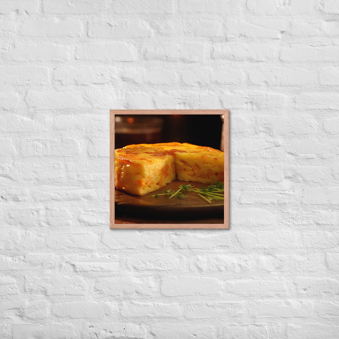 Tortilla Espaola Framed poster 🤤 from Yumify.AI