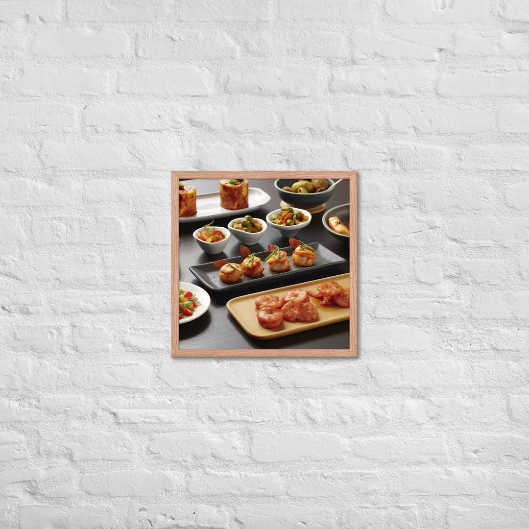 Tapas Framed poster 🤤 from Yumify.AI