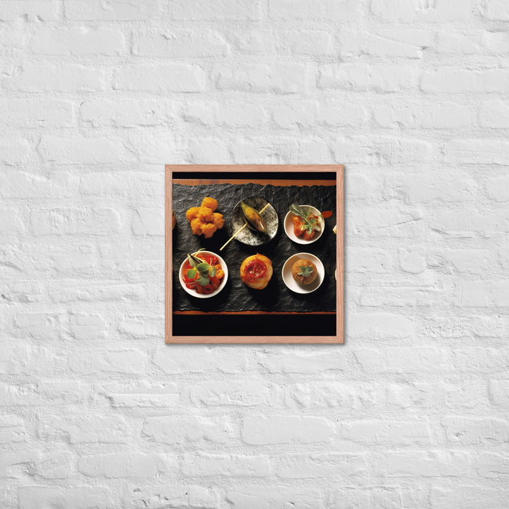 Tapas Framed poster 🤤 from Yumify.AI